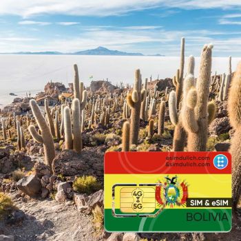 Sim Du Lịch Bolivia 15 Ngày Tốc Độ Cao
